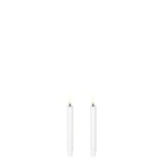 Uyuni - LED taper candle / 2-pack - Nordic white - 1,3x13,8 cm (UL-TA-NWW-01312-2)