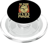 No Panic It's SFX Magic Makeup Artist Movie Production PopSockets PopGrip for MagSafe