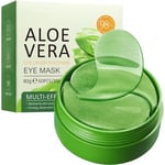 30 par Aloe Vera Collagen Eye Mask, Eye Mask Anti Dark Circles Gel Eye Patch med anti-aging effekt Lindrar trötthet Minskar ögon