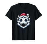 Funny Abominable Snowman Dinosaur Yeti Retro Christmas hat T-Shirt