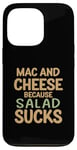 Coque pour iPhone 13 Pro Amateur de pâtes drôle Mac and Cheese