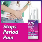 P28 EXPRESS PERIOD PAIN CREAM STOP MENSTRUAL MUSCLE CRAMPS BACK TUMMY ACHE