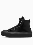 Converse Womens Black Lux Chuck Taylor All Star Lift Trainers, Black, Size 6, Women