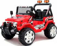 Lean Cars Elbil For Barn Jeep Raptor S618, Sort