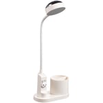 Lampe de Bureau Enfant, Lampe de Table D'étude avec Porte-Stylo, Lampe de Chevet à Changement de Couleur Automatique, Lampe de Lecture LED