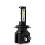 OPPULITE H7 Ampoule de Phare LED DRL Ampoule Antibrouillard 100W 360 ° Faisceau Complet 1500LM 6500K Remplacement des Feux de Jour Ultra-Lumineux Blancs pour Phares Antibrouillard-DC12-30V (1PC)