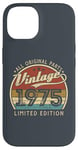 Coque pour iPhone 14 Vintage 1975 Edition Limitée 47 ans 47e anniversaire