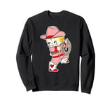 Kewpie Baby Cowboy Cowgirl Lasso Traditional Tattoo Flash Sweatshirt