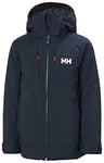 Helly Hansen Junior Unisex Jr Alpha Jacket, 597 Navy, 8