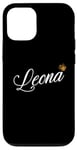 Coque pour iPhone 12/12 Pro Leona Custom Name - Leona for Women Kids Toddlers