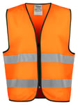 ProJob 6709 Refleksvest En Iso 20471 Kl 2 - Orange/Black - One Size