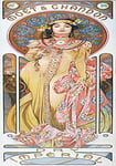 Lumartos, Vintage Poster Alphonse Mucha Moet Chandon Dry Imperial 1899, Print only, A3