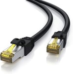 CSL - 20M CAT 7 Outdoor Network Kaapeli Gigabit Ethernet Lan Kaapeli - 10000 Mbit S - Patch Cable - CAT.7 Raw Cable S FTP PIMF -näyttö RJ 45 -liittimellä - Dring - Kestävä - Öljynkestävä - Vedenpitävä - IP66 - IP66 - IP66