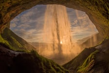 The Waterfall Seljalandsfoss Poster 70x100 cm