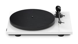 Platine vinyle Pro-ject E1 BT avec cellule Audio-Technica AT3600L Blanc