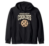 Funny Cookie Baking Design For Christmas Lovers Zip Hoodie