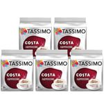 Tassimo Costa Cappuccino Coffee T Discs 40 Drink Cup Capsules - Pack of 5x8 Pods