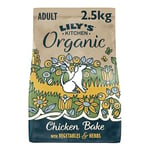 Lily’s Kitchen Made with Natural Ingredients Adult Dry Dog Food Organic Chicken Bake Balanced Nutrition 2kg