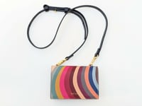 Paul Smith BNWT Signature Swirl Leather Mini Purse Cross Body Bag RRP: £330