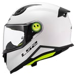 LS2, Casque Moto Intégral Enfant Kid Solid Gloss White, M