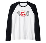 Stranger Things Scoops Ahoy Steve Harrington Robin You Suck Raglan Baseball Tee