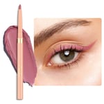 OULAC Crayon Yeux Waterproof, Eye Liner et Lip Liner Rose Mat avec Couleur Intense, Eyeliner Anti-salissures Texture Lisse et Crémeuse, Tenue 12h+, Vegan (L01) Dusty Rose