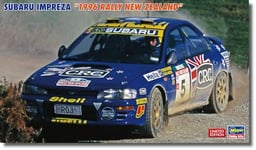 Hasegawa 120116 620696 1/24 Subaru Impreza 1996 Rally New Zealand, multicolore