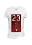T-Shirt Homme Col V Michael Jordan 23 Chicago Bulls Basket Superstar Got