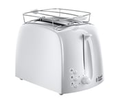 Russell Hobbs 21640-56 Toaster Grille-Pain Texture Fentes Larges - Blanc