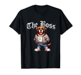 Mastiff Dog The Boss Cool Jacket Outfit Dog Mom Dad T-Shirt
