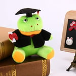 HUHU833(TM) 2020 Plush Graduation Toy With Cap,Plush Toy Gifts for Commemorate,Graduated Doctor Dog,Duck,Monkey,Panda,Frog Cartoon Bouquet Dolls