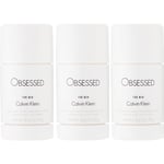 3-pack Calvin Klein CK Obsessed Deostick 75ml