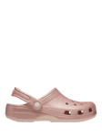 Crocs Classic Glitter Clogs, Quartz