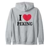 I Love Peking Zip Hoodie