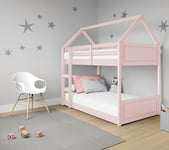 Miller Kids Wooden House Bunk Bed