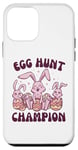 Coque pour iPhone 12 mini Egg Hunt Champion – Joli motif œuf de Pâques pour garçons et filles