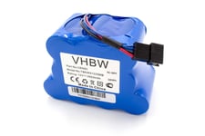 vhbw Batterie compatible avec Ecovacs Deebot 800, 810, 830, D8-Serie robot électroménager (3000mAh, 12V, NiMH, bleu)