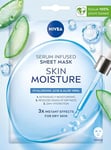NIVEA SKIN MOISTURE Masque en tissu avec sérum hydratant, 1 pièce(s)