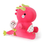 shownicer Animaux en Peluche Dinosaure Oreiller en Peluche Kawaii Dinosaure Peluche Jouet Animal Poupée Coussin Peluche Cadeau pour Enfants Filles 3+ Ans (Rouge, 25cm)