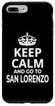 Coque pour iPhone 7 Plus/8 Plus Souvenir de San Lorenzo « Keep Calm And Go To San Lorenzo ! »