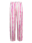 Pants Printed Sateen Culotte Pink Tom Tailor