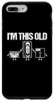 Coque pour iPhone 7 Plus/8 Plus I'm This Old (Cassette, VHS, Floppy Disk) - Funny 80s Novelty