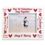 Personalised Photo Frame Gifts For 1st Valentines Gift For Boyfriend Girlfriend