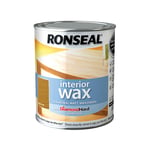 Ronseal 36881 Interior Wax Dark Oak 750ml