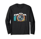 Colorful Lens Camera Photography Take a Picture Snap a Photo Long Sleeve T-Shirt