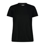 CMP - T-Shirt Thermique pour Femme, Noir, 42