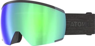 Atomic Redster HD Lunettes de ski – Noir – Lunettes de ski aux couleurs contrastées – Lunettes de snowboard de haute qualité – Lunettes avec monture Live Fit – Lunettes de ski pour porteurs de