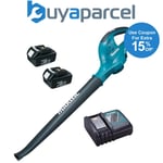 Makita DUB361RFE 18v 36v LXT Cordless Li-Ion Twin Garden Leaf Blower + Batteries