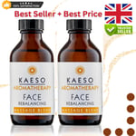 2x Kaeso Aromatherapy Face Rebalancing Massage Blend 100ml