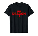 Bruce Lee The Dragon Flying Kick Silhouette Logo T-Shirt